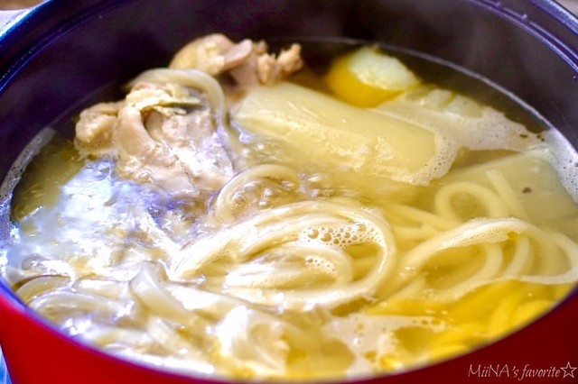 口コミ投稿：「丹念仕込み　本場さぬきうどん３食」×簡単サムゲタンきょうの料理ビギナーズでやっ…