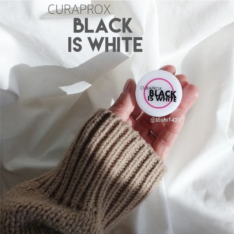 口コミ投稿：...『CURAPROX BLACK IS WHITE』...歯本来の白さを取り戻す。汚れ、黄ばみ、歯石、歯…