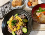 北海道産の玄米&雑穀をブレンドした『北海道玄米雑穀』🍚お試しさせていただきました✨北海道玄米と11種類の雑穀🌾・きび・もち玄米・黒米・大麦・青玄米・あわ…のInstagram画像