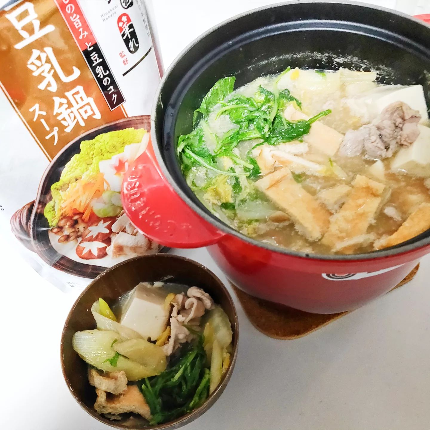 口コミ投稿：「鍋スープ」..名店監修の2種類の鍋スープです。「若鯱家監修 カレー鍋スープ」と「…
