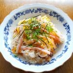Chirashi-zushi, March 2022Vinegared rice w/ different ingredients scattered. Dish we enjoy on Marc…のInstagram画像