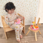 𓂃𓂃👶🏻♡..( @toysrus_jp )様より息子がとっても喜ぶおもちゃが..🎁♡..【トイザらス限定】メルちゃんくまさんチェアーでおしょくじ＆はみがきセット🌼…のInstagram画像