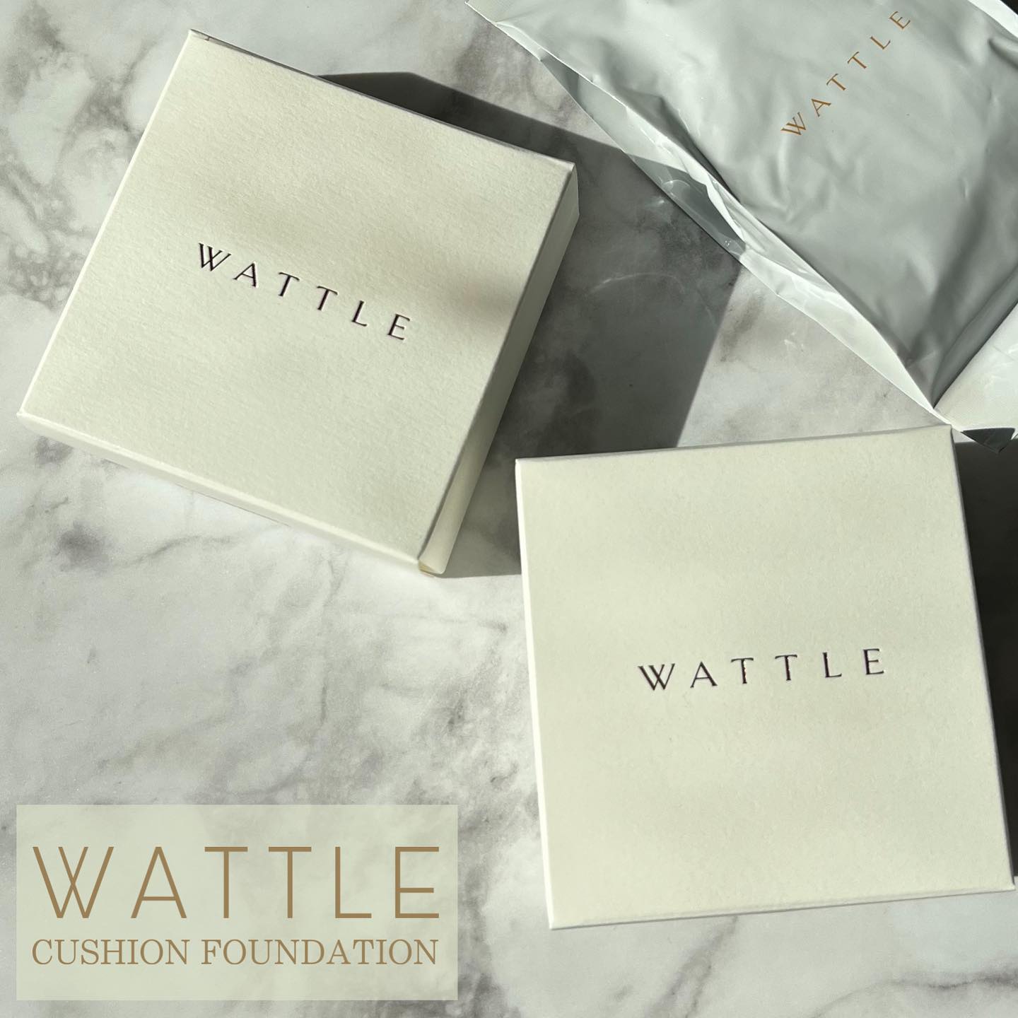 口コミ投稿：1品6役！WATTLE クッションファンデーション。美容液、ベース、コントロールカラー、…