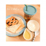 .今日の朝ごパン🍞いつものヨーグルトソースを  ”フルーツ青汁“にしてみた💁‍♀️ちょっとの牛乳に溶いてザバー🥄やっぱりトロピカル味🍍って最強😂しばらくエンドレスな予感しか…のInstagram画像