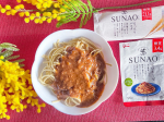 ♥️SUNAOをお昼ご飯に食べてみました🌿糖質が物凄く低いのがとにかく魅力的✨食物繊維もたっぷりです！麺の１把当たりの糖質は21.1g🧡麺はソースがよく絡むのも嬉しいポイントです🍝こち…のInstagram画像