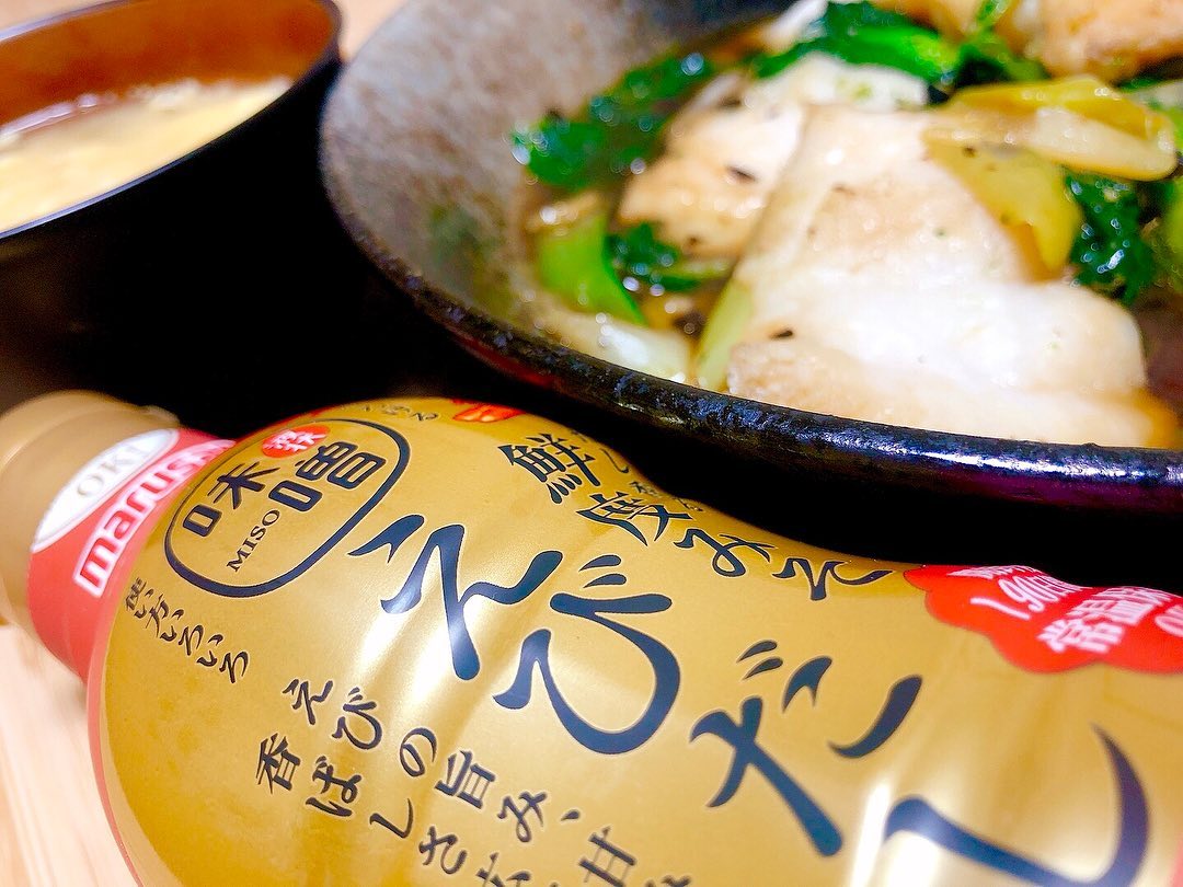 口コミ投稿：夜ご飯🐟#白身魚の豆豉蒸し #えび味噌かきたまスープ#かぼちゃサラダ#人参と菜の花の…