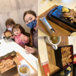 We ate pork with a lot of sweetness🐷My son is happy too(^^)It was a treat🍽✨✨@lyb_shibadaimon …のInstagram画像