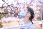 🌸u0040wellbest_official 様のアロマdeマスクをお試しさせていただきました✨3/7発売の桜限定デザインです🌸😊桜の香りに癒され、マスクを付けていても気分が上がります…のInstagram画像