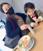 Spring ramen is delicious🌸Refreshing rich foam ramen🍜My son is also very satisfied🍥✨@ikuta.noo…のInstagram画像