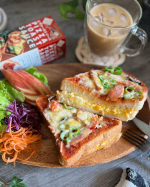今日の満腹朝ごはんはピザトースト♪♪⁡『タバスコ®ブランド グルメパートナーシリーズ　ピザトーストソース』を使いました。⁡製造販売されてるのはあの正田醤油さんなのよね。パッケージに…のInstagram画像