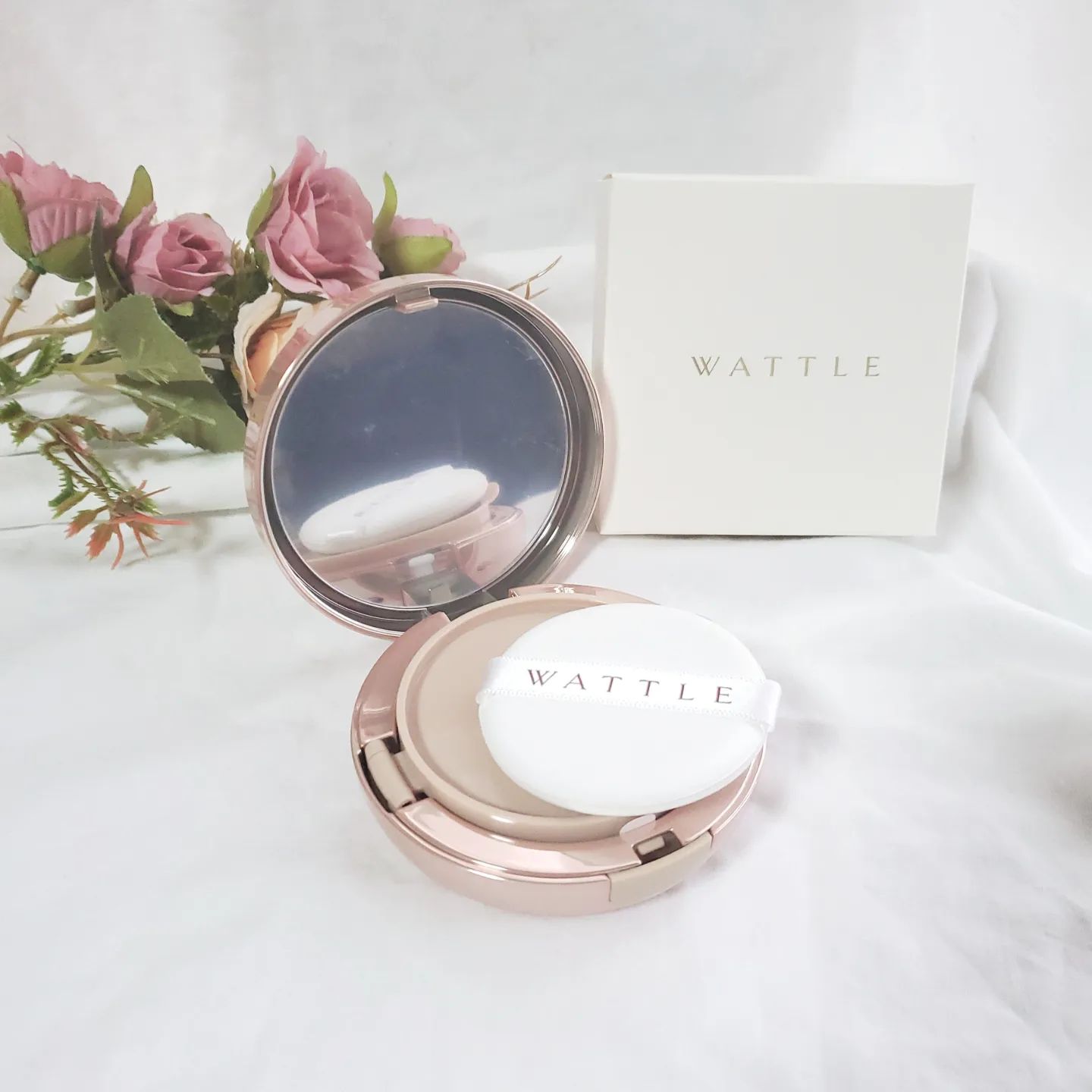 口コミ投稿：みなさまこんにちは。今回はこちら。WATTLE クッションファンデーションです𓅍一品６…