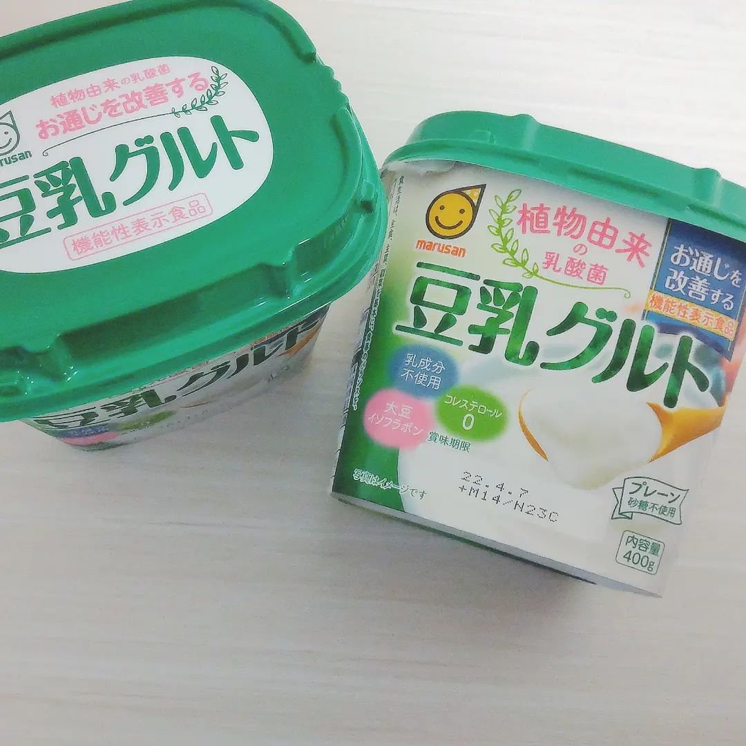 口コミ投稿：【 豆乳グルト 400g 】●税込308円●プレーンタイプ(砂糖不使用)●アレルギー物質： 大…