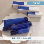 𓍯【オルビス】クリアフル　3点セット‥‥‥‥‥‥‥‥‥‥‥‥4月から使いはじめて約1ヶ月☺️🤍毎月ポツポツできくるニキビが今月は全然できなかったです😳✨まだ1ヶ…のInstagram画像