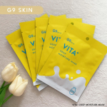 〖 G9 SKIN 〗VITA+ DEEP MOISTURE MASK‥‥‥‥‥‥‥‥‥‥‥‥ビタミン成分7種がくすみに働きかけて、17種類のアミノ酸やCICA(ツボクサエキス)…のInstagram画像