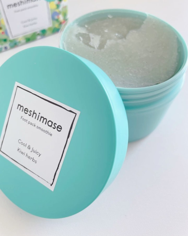 口コミ投稿：meshimaseフットパックスムージー150g ¥1,760⁡⁡⁡⁡ 疲れた脚をひんやりCOOL DOWNスム…