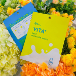 🌼G9 VITA＋DEEP MOISTURE MASK🌼GR様ウユ成分(乳タンパクエキス)配合、7種のビタミン成分がシートにたっぷり含まれているので、くすみ肌や肌荒れに働きかけてくれるパッ…のInstagram画像