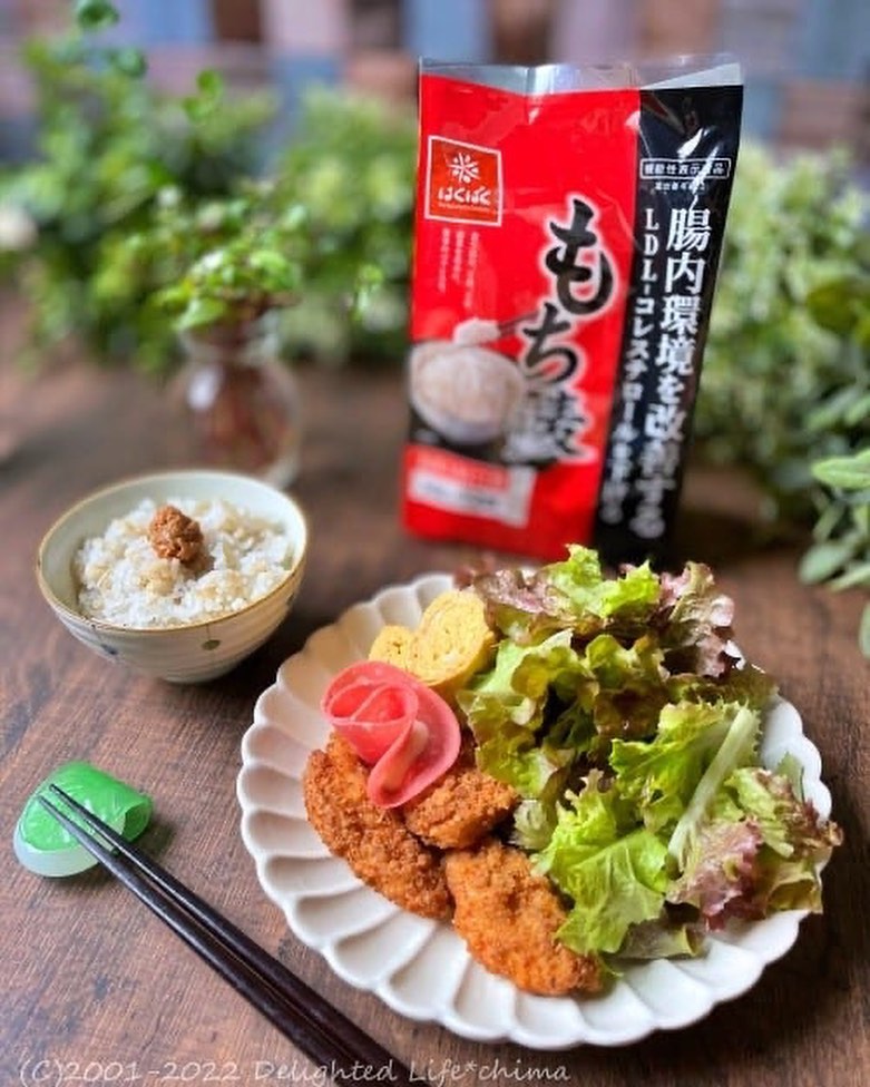 口コミ投稿：*はくばくの「機能性もち麦ごはん」を食べ続けて2週間。「機能性もち麦ごはん」には…