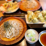 長野県で信州そばを食べたよ🍴楽天グルメ大賞を二年連続受賞してるんだとか🥢麺は硬めでコシがあって美味しかった♡舞茸が大好きな私は舞茸の天ぷらを思う存分食べました♡♡天つゆでは…のInstagram画像