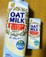マルサンアイ様のオーツミルククラフトをお試しさせていただきました。オーツ麦由来の植物性ミルク「オーツミルククラフト」特許取得の「穀物さらさら製法」で作られているため、穀物液が製造過程で…のInstagram画像