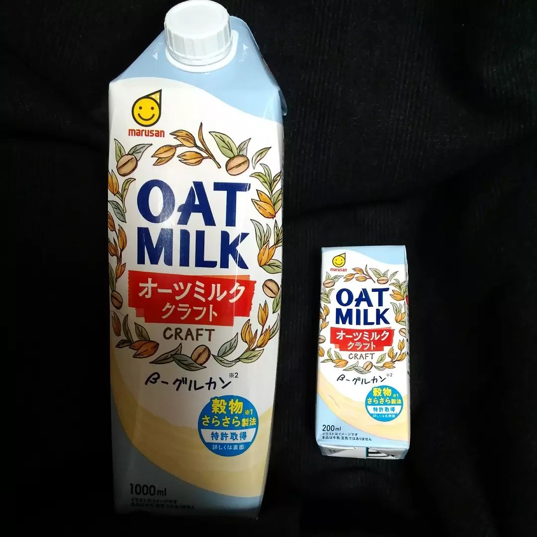 口コミ投稿：『オーツミルククラフト1000ml&200ml』,オーツ麦を『穀物さらさら製法』（特許製法）…