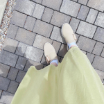 𖤣𖥧𖥣𖡡𖥧𖤣💛マキシスカート💛⁡⁡u0040nissen_ladies_official ポケット付カットソーマキシスカート⁡⁡広がりを抑えたシルエットが細見えする今年らしいデザイン…のInstagram画像