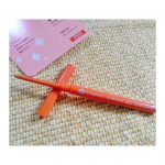 オレンジブラウン、⁡初めての色🌟⁡⁡大人オレンジ🍊で描きやすいし良かった〜🎶⁡ただ⁡パール入ってるらしいけど、あまり感じず😂⁡#ニュアンスパール #ジェルアイライナー #キングダムニュアン…のInstagram画像
