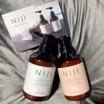 今回、新素材のナノファイバージェルを配合した「NIJI RHYTHMICシャンプー＆トリートメント」を使わせていただく機会をいただきましたー♩こちらではキューティクルCMCに着目していて、髪の水分…のInstagram画像