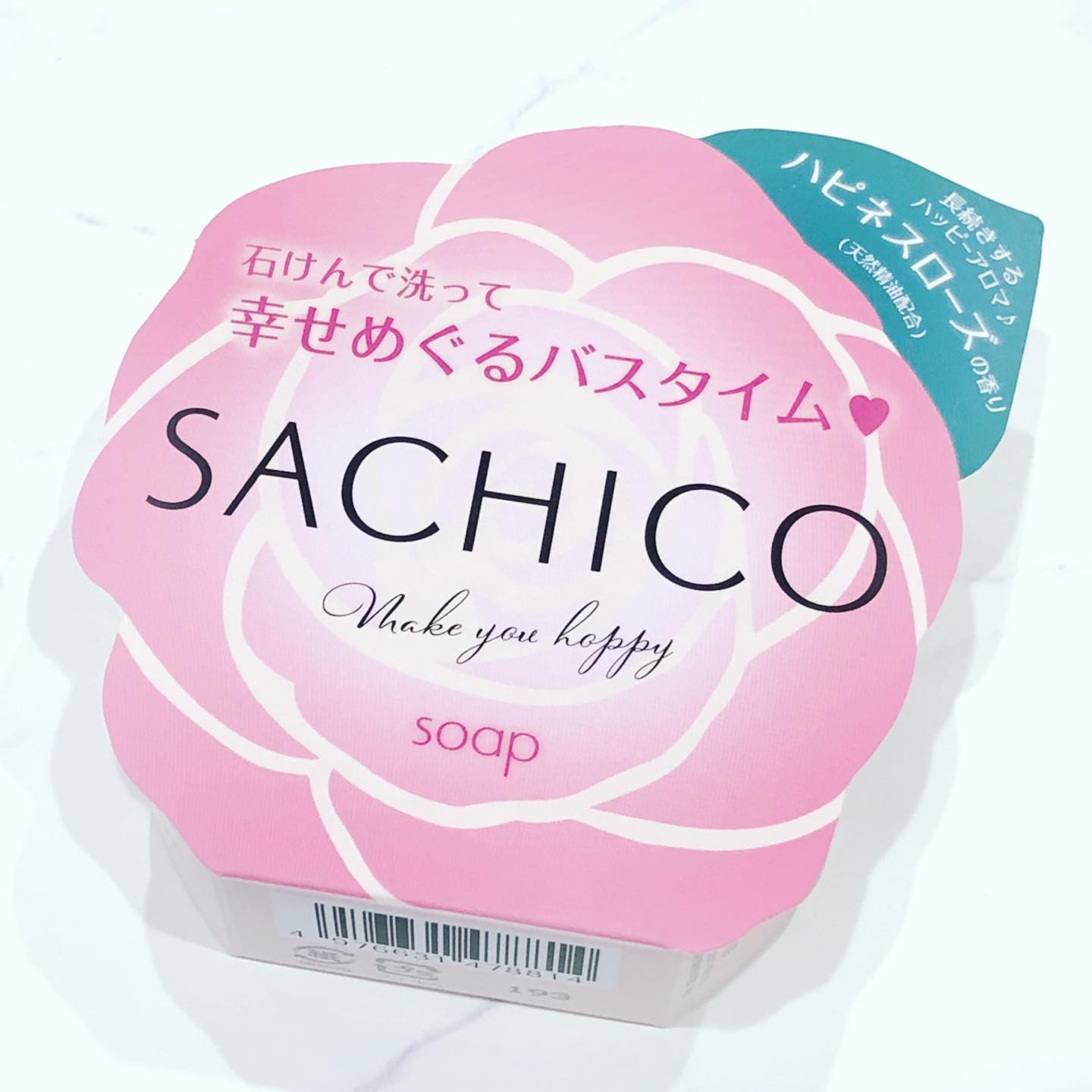 口コミ投稿：ハピネスローズの香りで幸せなバスタイムを株式会社ペリカン石鹸SACHICO(サチコ)80g …