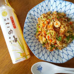 Stir-fried rice, May 2022Lunch on the weekend. Fried w/ rice oil & seasoned w/ garlic-flavored s…のInstagram画像