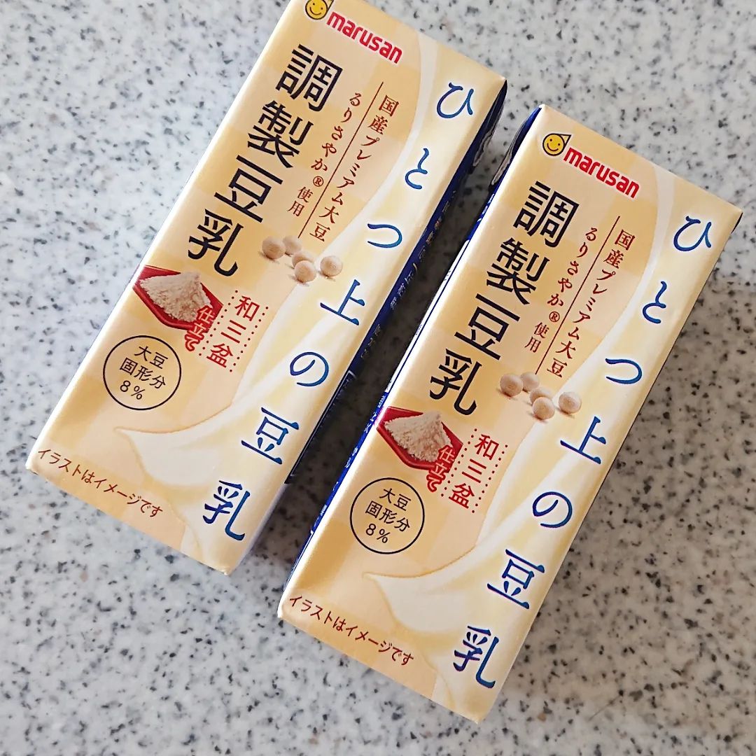 口コミ投稿：マルサンアイ株式会社さまの「ひとつ上の豆乳　調整豆乳和三盆仕立て」２００ml、２…