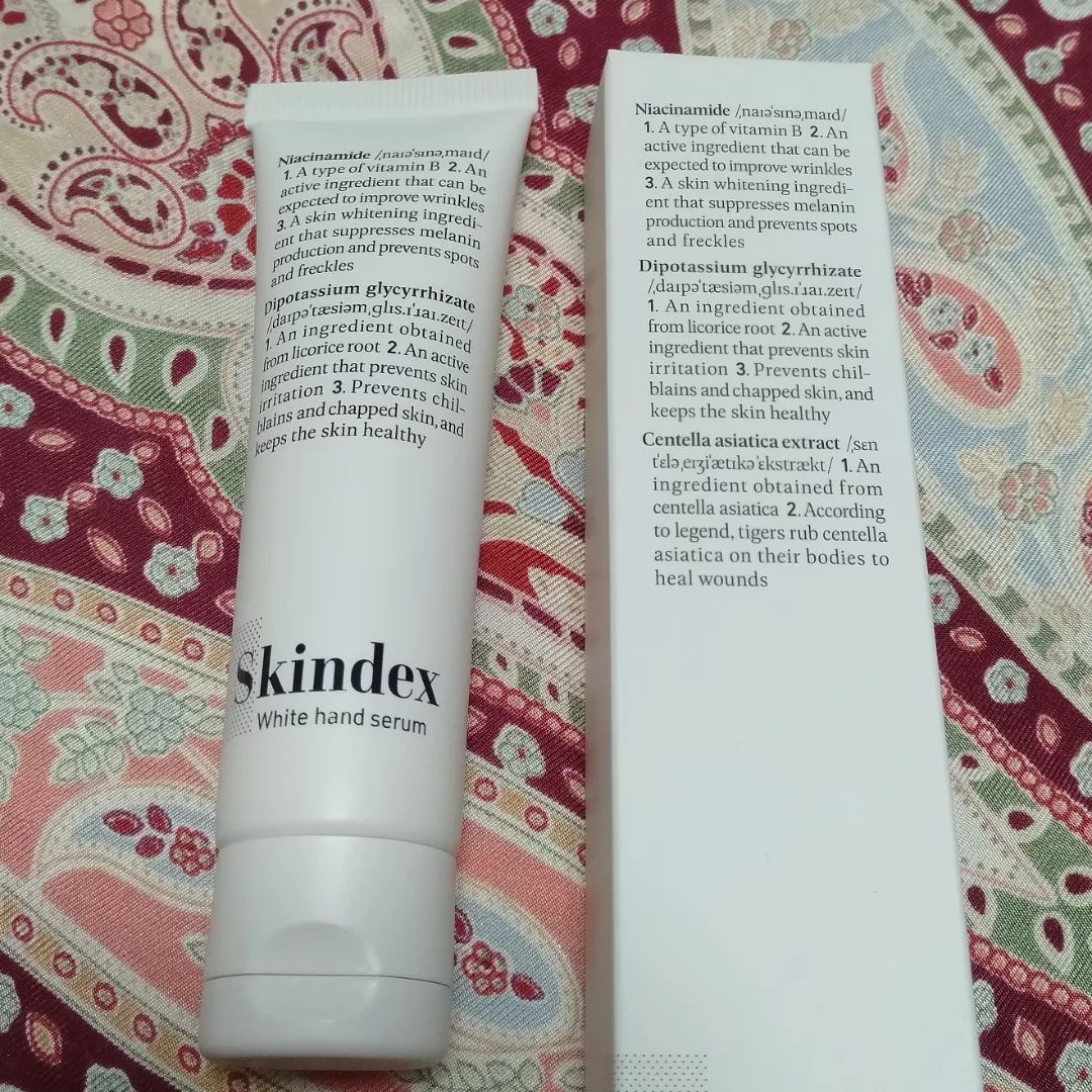 口コミ投稿：Skindex　ホワイトハンドセラム「シワ改善」「美白」「抗炎症」を叶える有効成分を配…