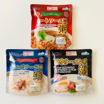 テーブルランドさんの(u0040tableland_official) ⁡2022年4月発売したばかりの【レンジ対応味付粥】🔸豚骨ラーメン風🔸カルボナーラ風🔸ミートソ ース風をモニタ…のInstagram画像