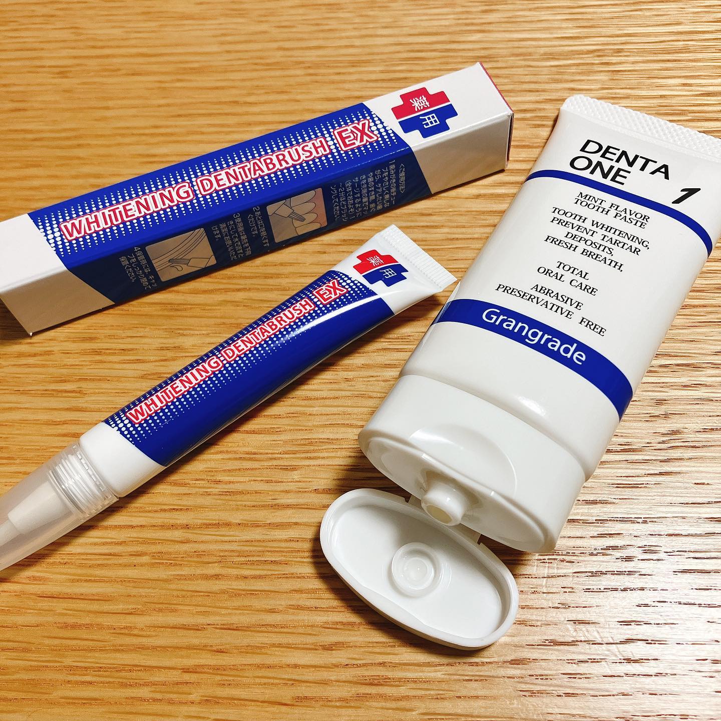 口コミ投稿：①	薬用ホワイトニング デンタブラッシュEX 　 - xiva　シーヴァ -→　普段の歯磨き後…