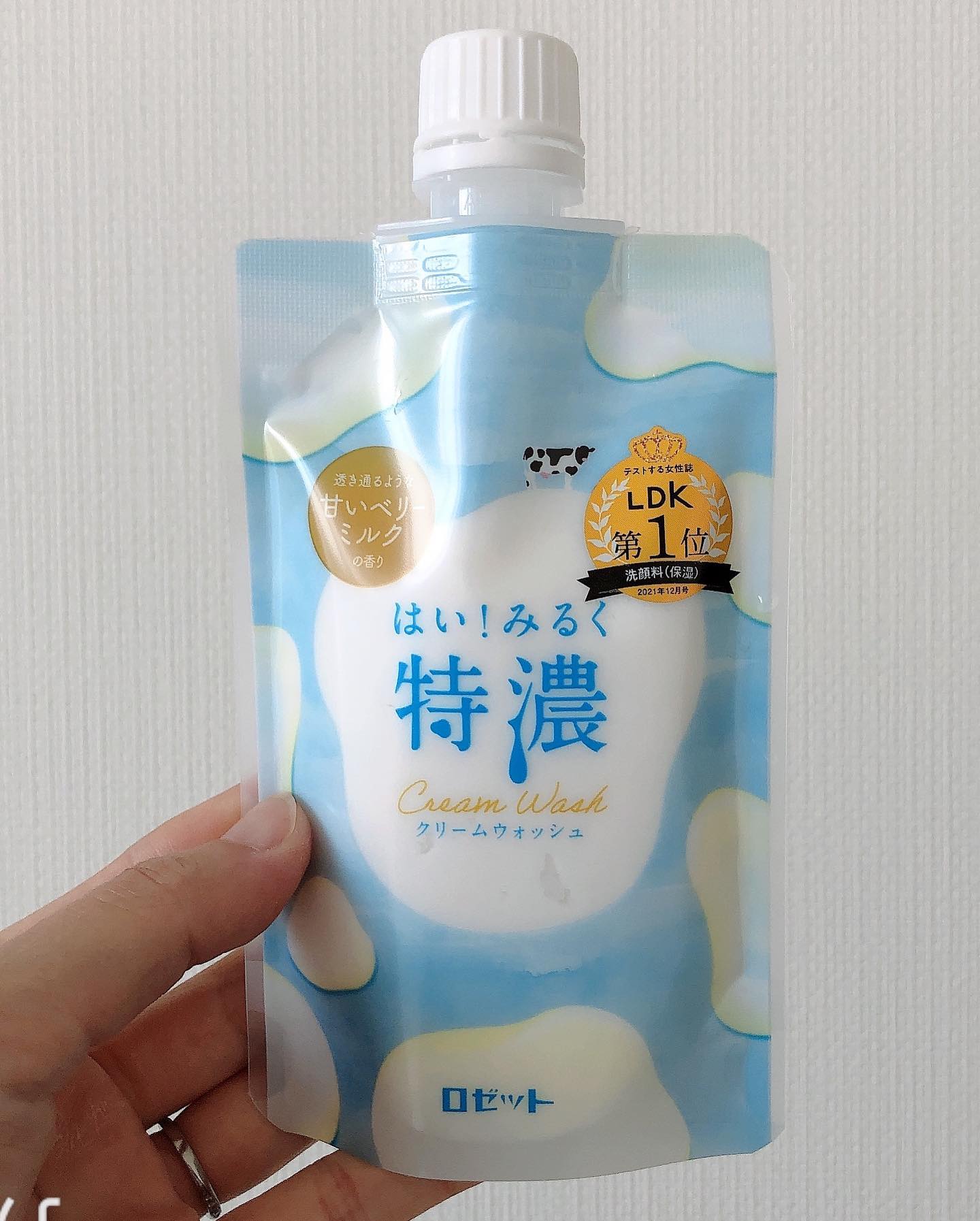 口コミ投稿：❐ はい！みるく特濃 クリームウォッシュ110g⁡ロゼットから発売されている【 はい！み…