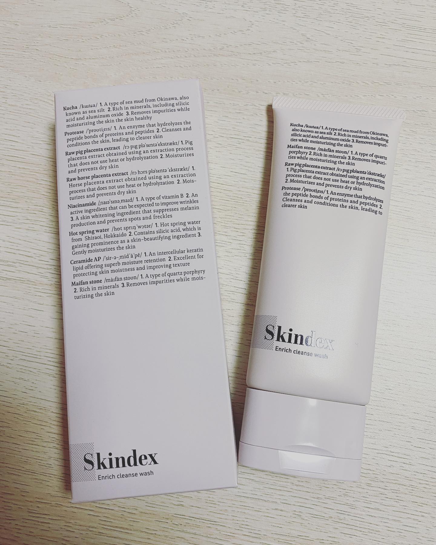 口コミ投稿：.Skindex エンリッチクレンズ✨.洗顔、毛穴・角質・くすみケアパック、クレンジング機…