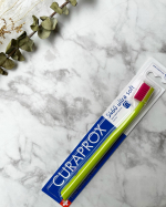 @curaproxjapan 様よりスイス生まれのオシャレな歯ブラシいただきました〜✨デザインも色味も可愛くてテンション上がる😍✨超極細毛が優しく磨けてでもしっかり落と…のInstagram画像