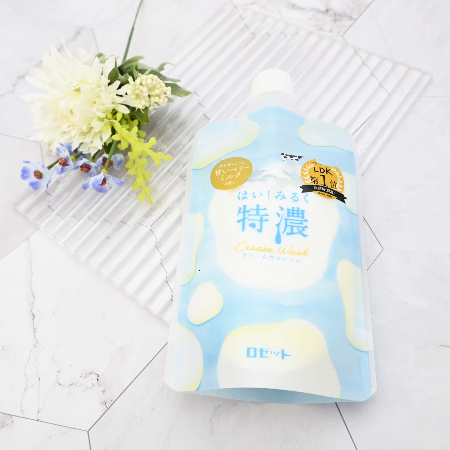 口コミ投稿：「はい！みるく特濃 クリームウォッシュ」こちらの洗顔クリームを使ってみました～た…