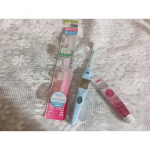 歯石予防に❗️アオイニックビューティ使ってみてます😊✨月に一度、歯ブラシの先だけ替えてます❗️替えブラシだけで、販売してるから衛生的に使えます〜🤗✨(なぜか青なのにピンク買っちゃいました😅…のInstagram画像