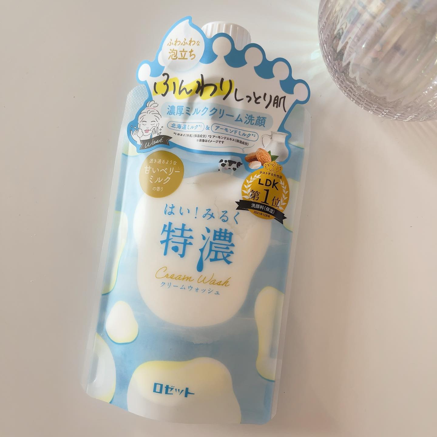 口コミ投稿：-@rosette.official はい！みるく特濃 クリームウォッシュミルク由来成分たっぷりの…