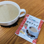 佐藤薬品工業(株)さまの爽快決　健美チャイ　を飲んでみました☕️ 飲み方はカップに1袋入れてお湯120ccを注いで混ぜるだけ。お湯を注ぐとすぐに、 生姜・スパイスと甘い香り✨ 飲んでみると、甘…のInstagram画像