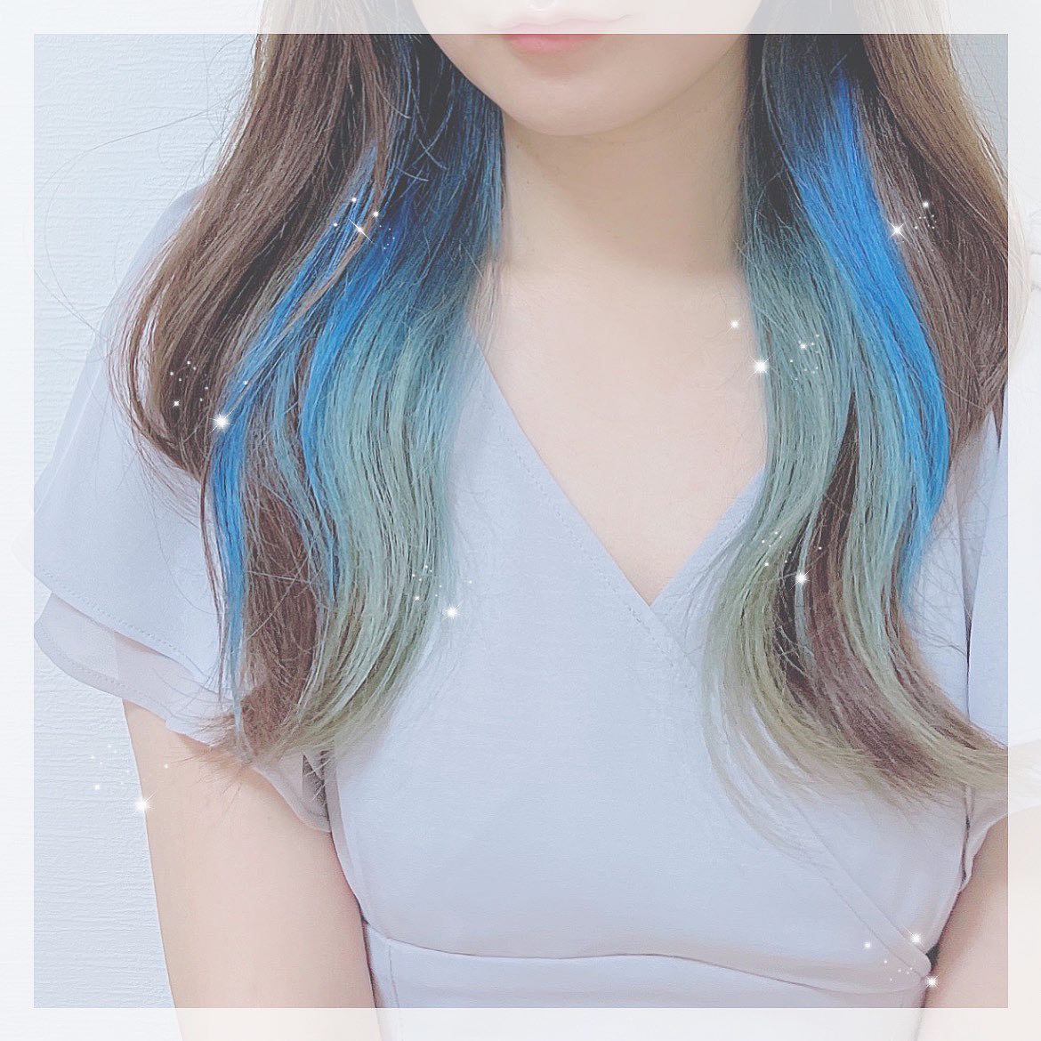 口コミ投稿：ᕱ⑅ᕱ.｡oO ( #haircolor )⠀⠀˗ˏˋ クイスクイス デビルズトリック マーメイドブルー ˎˊ˗⠀…