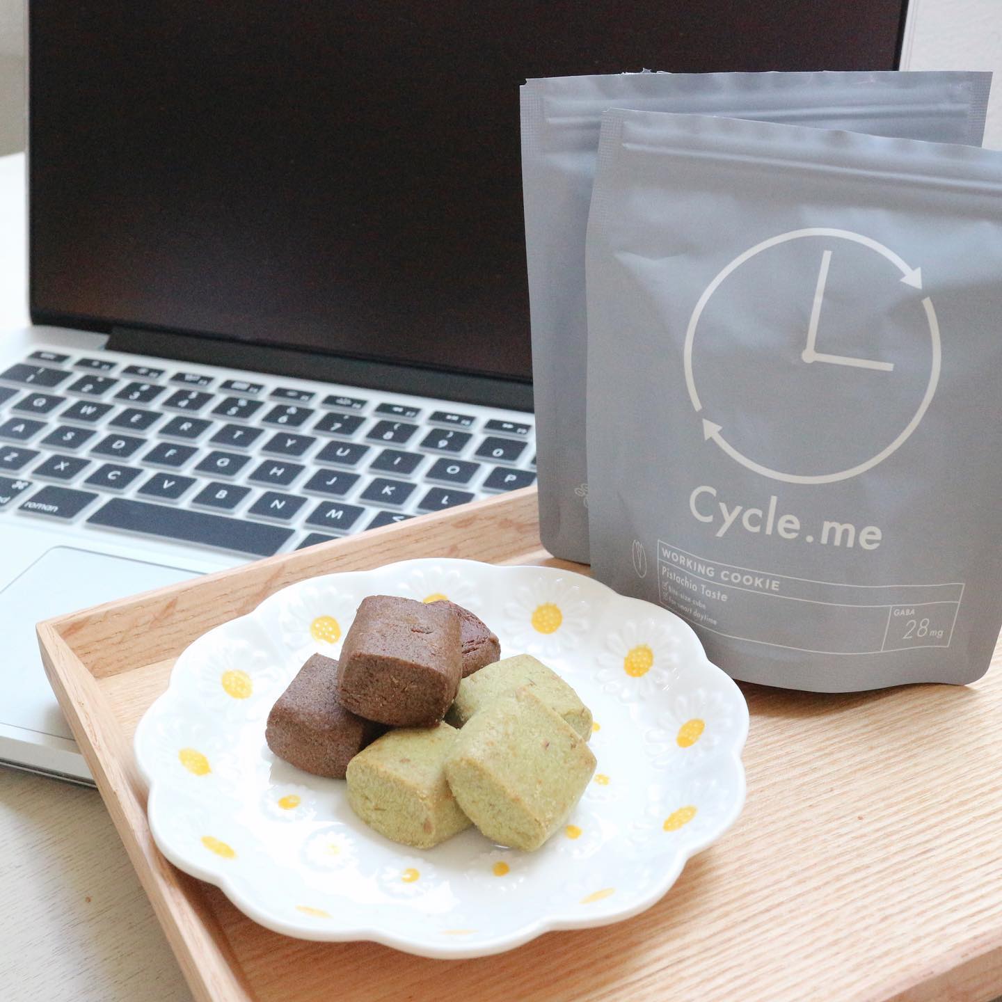 口コミ投稿：.@cycle.me_official.午後のやる気を後押しするGABAがとれる 作業用クッキー✨Cycle.m…