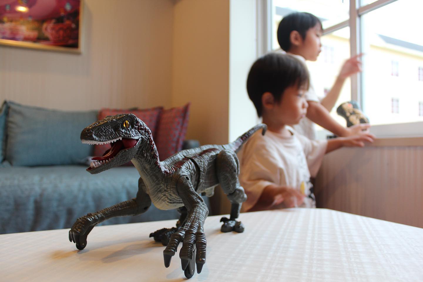 口コミ投稿：子供達も夏休みになりホテルステイに。今回は、パパから子供達に恐竜のラジコンをプ…
