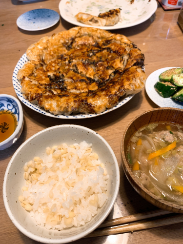 普段の夕飯にもち麦を。の画像（1枚目）