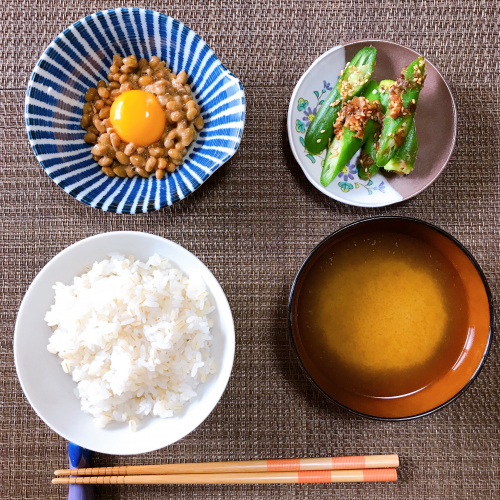 いつもの朝ご飯の画像（1枚目）