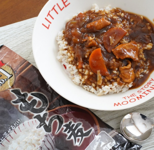 もち麦ご飯カレーの画像（1枚目）