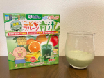 こどもフルーツ青汁青汁って健康だけど、美味しくないってイメージが凄くあって…今回は牛乳と混ぜて作ってみたけど、このこどもフルーツ青汁は、フルーツジュースの用に飲みやすくてびっくりした‼️…のInstagram画像