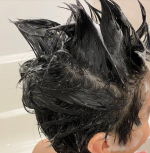 〜PROVINSCIA(プロバンシア)ヘアケア〜ちょい前に投稿したの覚えてるかな？私の代わりに息子が使ってくれてるんだけど息子は、髪立てたりこんな感じでいつも泡で遊んで髪の毛洗ってるよ…のInstagram画像