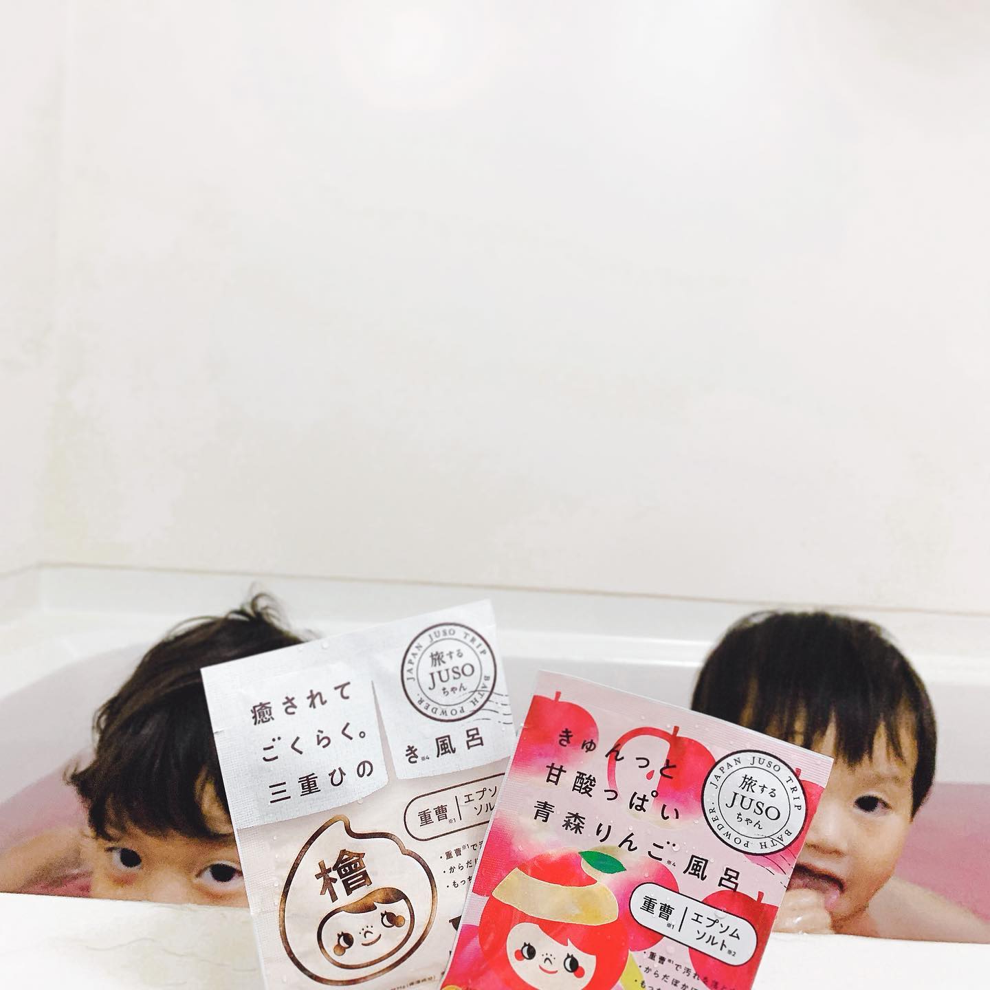 口コミ投稿：❁⃘旅するJUSOちゃんのご当地入浴剤シリーズから新しくリリースされたJUSO BATH POWDE…