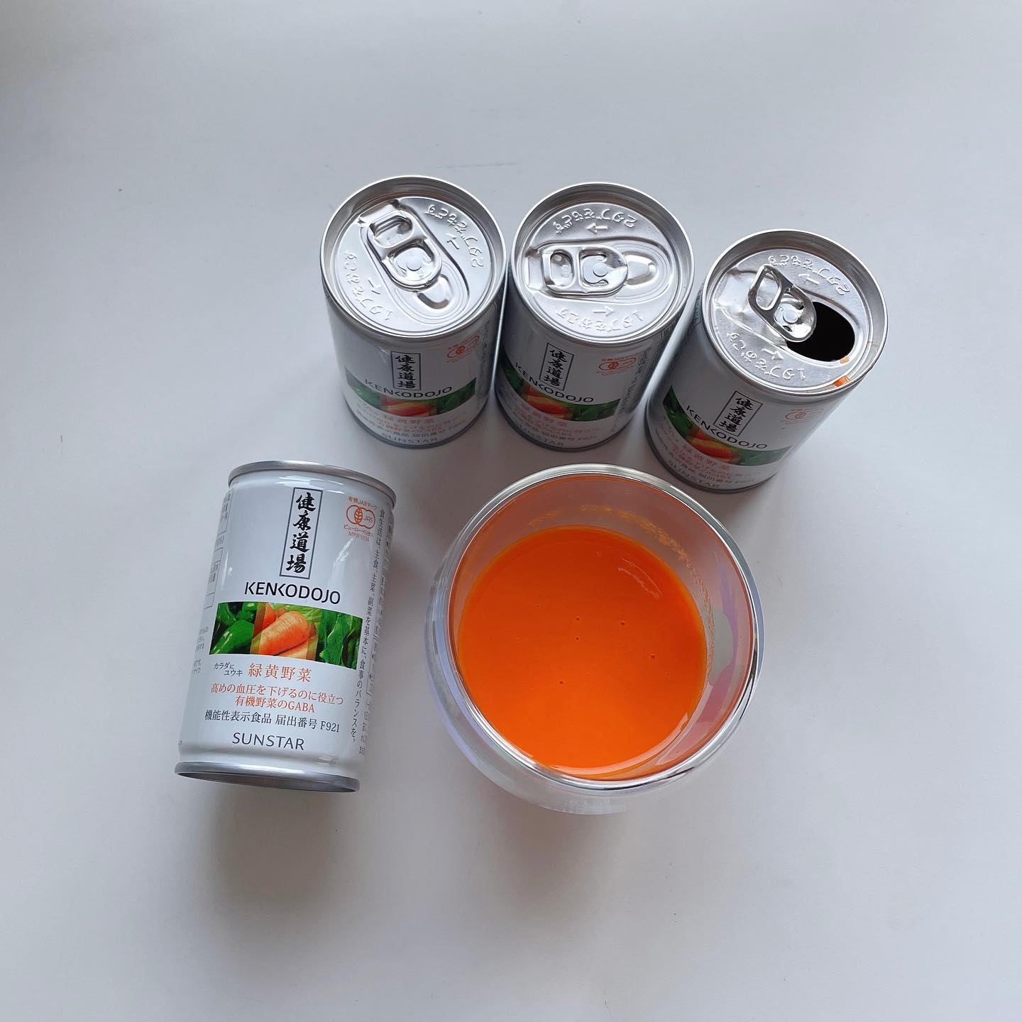 口コミ投稿：サンスターさんの健康道場 カラダにユウキ 緑黄野菜を飲んでみました。100％有機野菜…